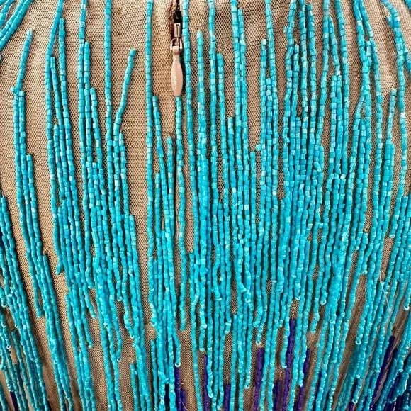 Nasty Gal Rainbow Tassel Fringe Shift Dress - Picture 8 of 11